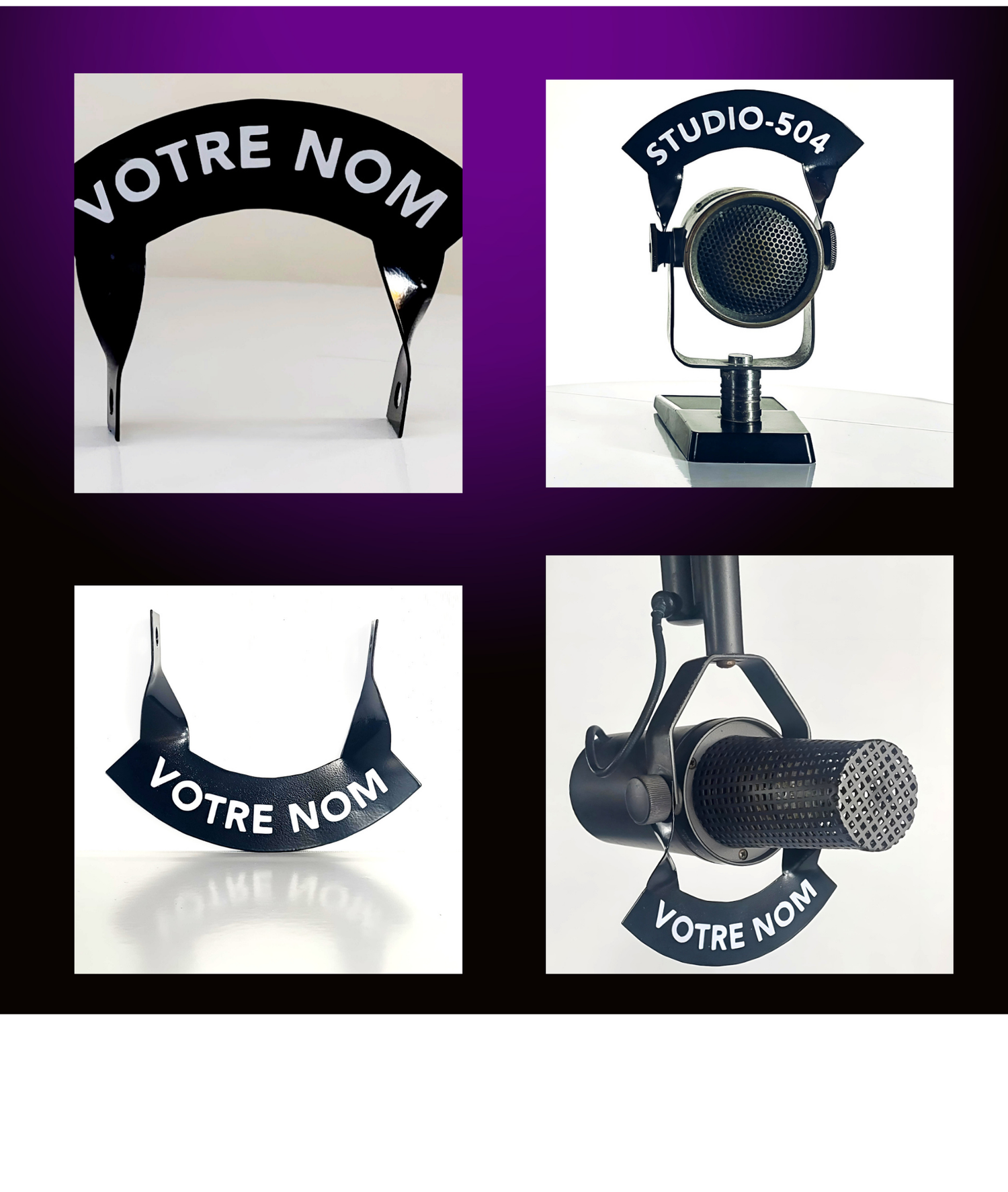 Accessoires pour microphone