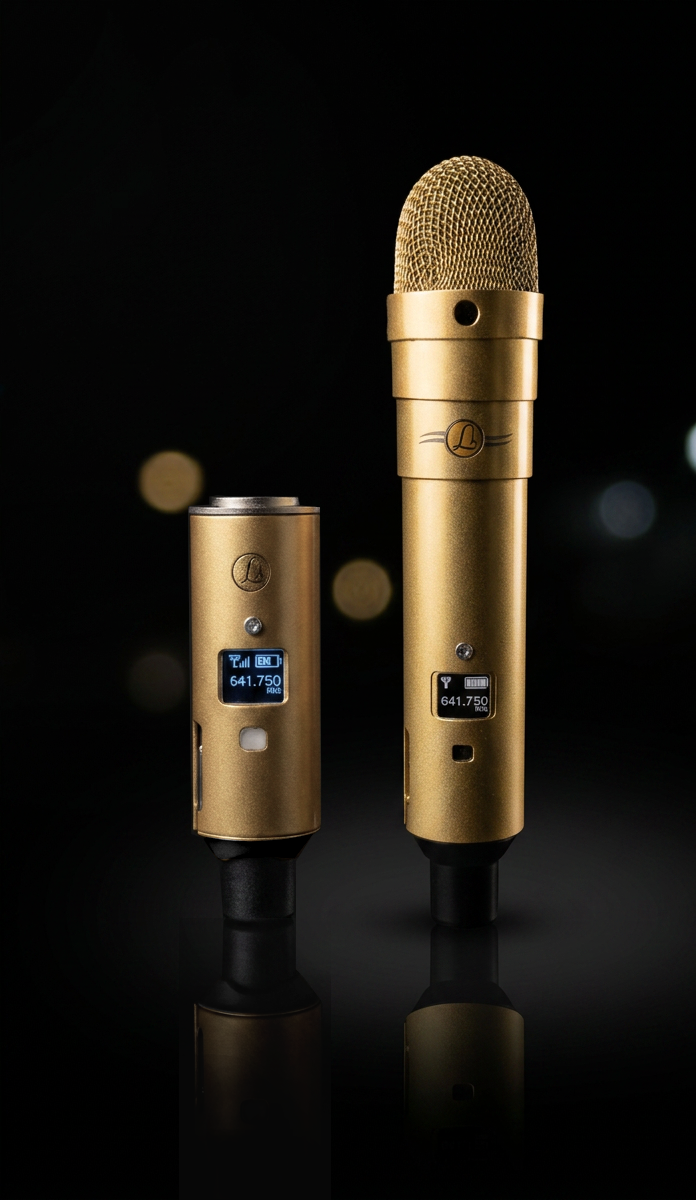 Microphone Sans Fil – H1 Voltium - doré