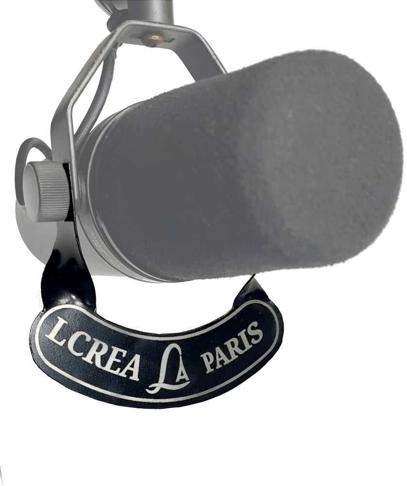 Plaque logo personnalisée pour microphone type SM7